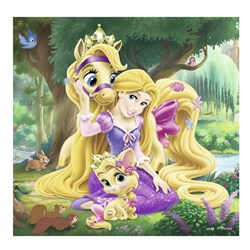 Ravensburger (09346) - "Belle, Cinderella And Raiponce" - 49 pièces