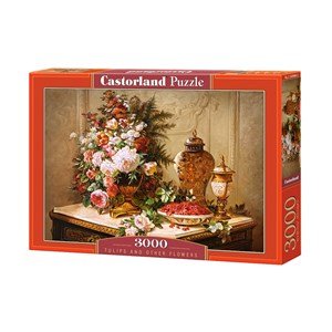 Castorland (C-300488) - "Tulips and Other Flowers" - 3000 pièces