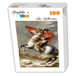 Grafika (00350) - Jacques-Louis David: "Bonaparte franchissant le Grand Saint-Bernard, 20 mai 1800" - 100 pièces