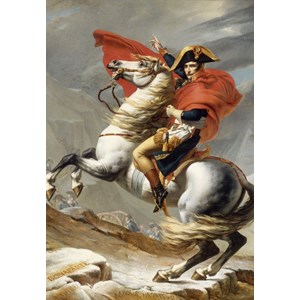 Grafika (00350) - Jacques-Louis David: "Bonaparte franchissant le Grand Saint-Bernard, 20 mai 1800" - 100 pièces