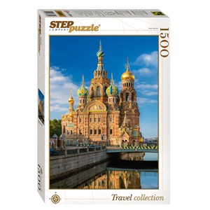 Step Puzzle (83055) - "Cathédrale Saint-Sauveur-sur-le-Sang-Versé de Saint-Pétersbourg" - 1500 pièces