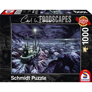 Schmidt Spiele (59374) - Carl Warner: "Stormy Sea" - 1000 pièces