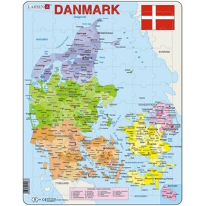 Larsen (A6-DK) - "Carte du Danemak - DK" - 70 pièces