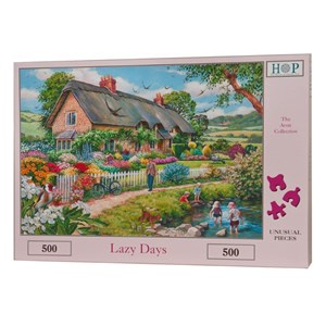 The House of Puzzles (3343) - "Lazy Days" - 500 pièces
