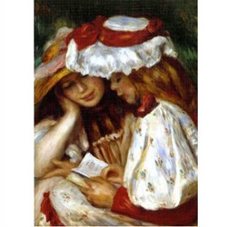D-Toys (66909-RE08X) - Pierre-Auguste Renoir: "Deux jeunes filles lisant" - 1000 pièces