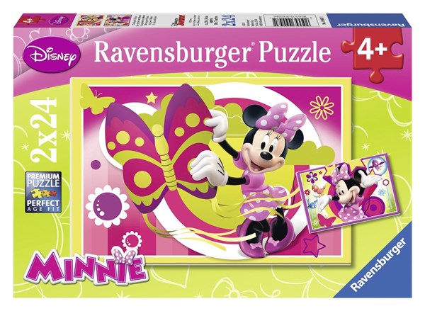 Ravensburger (09047) - "Une Journée avec Minnie" - 24 pièces