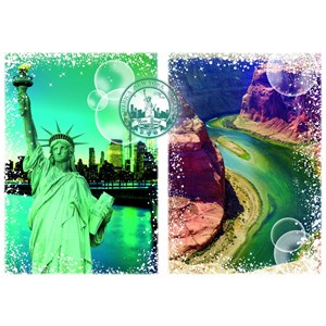 Grafika (T-00212) - "Etats-Unis" - 1000 pièces