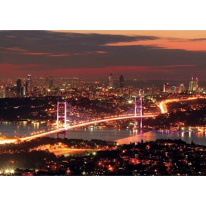 KS Games (11288) - "Turquie, Istanbul, Le Pont du Bosphore Illuminé" - 1000 pièces