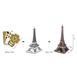 Cubic Fun (MC091H) - "France, Paris : Tour Eiffel" - 82 pièces