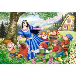 Castorland (B-040049) - "Blanche neige et les septs nains" - 40 pièces