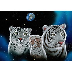 Grafika (02415) - Schim Schimmel, William Schimmel: "Gentle Family" - 1000 pièces