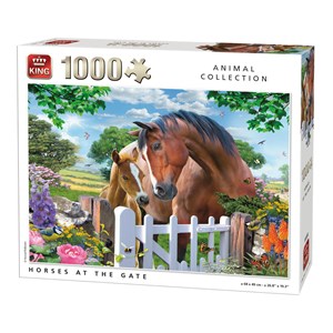 King International (05388) - "Horses at the Gate" - 1000 pièces