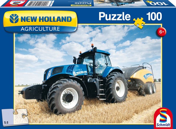 Schmidt Spiele (56081) - "New Holland Bigbaler" - 100 pièces