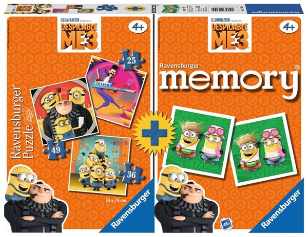 Ravensburger (21309) - "Minions" - 25 36 49 pièces