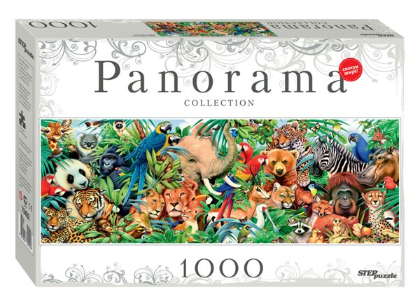 Step Puzzle (79402) - "World of Animals" - 1000 pièces