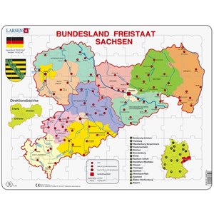 Larsen (K34) - "Bundesland : Freistaat Sachsen (en Allemand)" - 70 pièces
