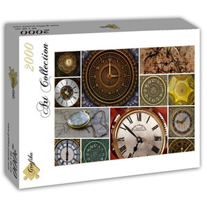 Grafika (T-00134) - "Collage, Horloges" - 2000 pièces