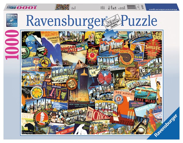 Ravensburger (19212) - "On the Road!" - 1000 pièces