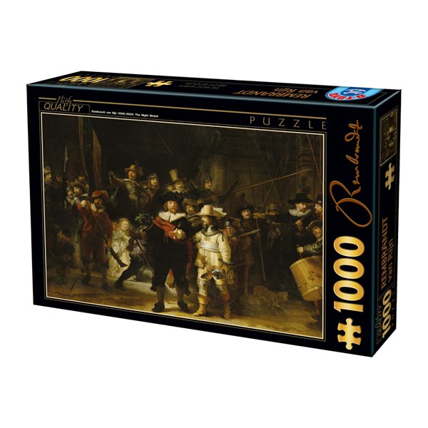 D-Toys (73792-1) - Rembrandt: "Night Watch" - 1000 pièces