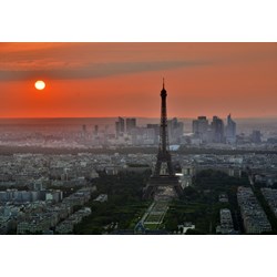 Grafika Kids (00501) - "Coucher de Soleil sur Paris" - 100 pièces