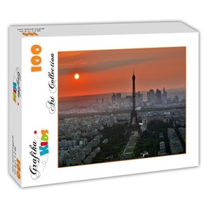 Grafika Kids (00501) - "Coucher de Soleil sur Paris" - 100 pièces