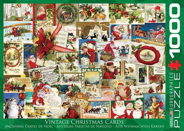 Eurographics (6000-0784) - "Anciennes Cartes de Noël" - 1000 pièces