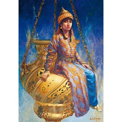 Educa (14723) - Kamil Aslanger: "Oil Lamp" - 500 pièces