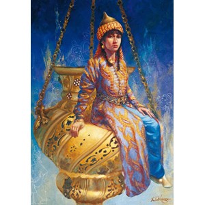 Educa (14723) - Kamil Aslanger: "Oil Lamp" - 500 pièces