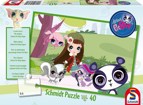 Schmidt Spiele (56062) - "Littlest Pet Shop" - 40 pièces