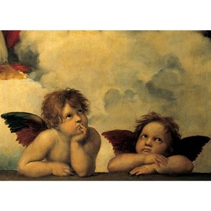 Ravensburger (15544) - Raphael: "Cherubs" - 1000 pièces