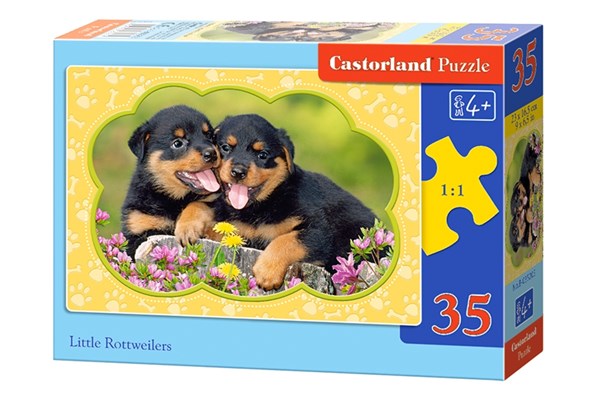 Castorland (B-035205) - "Little Rottweilers" - 35 pièces
