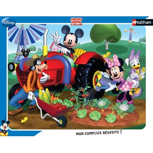 Nathan (86101) - "Mickey et ses amis au jardin" - 35 pièces