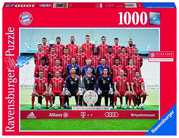 Ravensburger (19758) - "FC Bayern München Season 2017/2018" - 1000 pièces