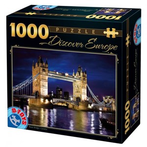 D-Toys (65995-DE01) - "Tower Bridge, London" - 1000 pièces