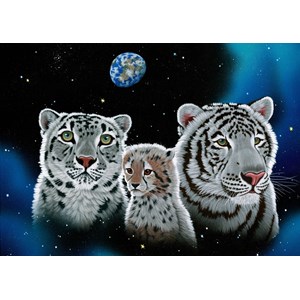 Grafika (T-00419) - Schim Schimmel, William Schimmel: "Gentle Family" - 1000 pièces