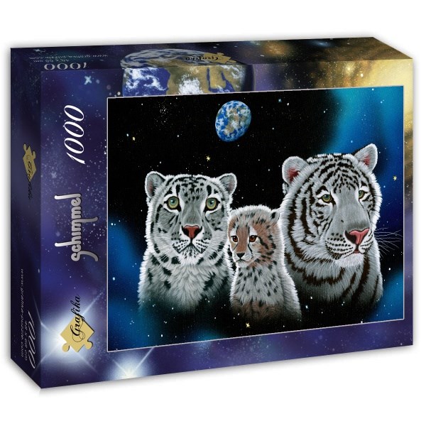 Grafika (T-00419) - Schim Schimmel, William Schimmel: "Gentle Family" - 1000 pièces