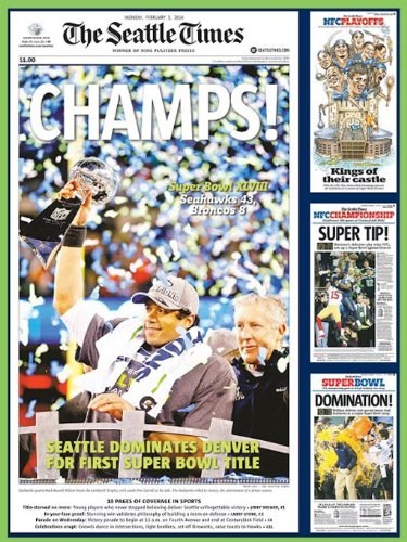 White Mountain (1062) - "Seattle Seahawks" - 550 pièces