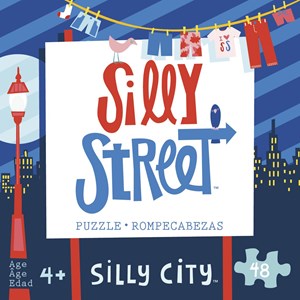 Buffalo Games (39602) - "Silly City (Silly Street)" - 48 pièces