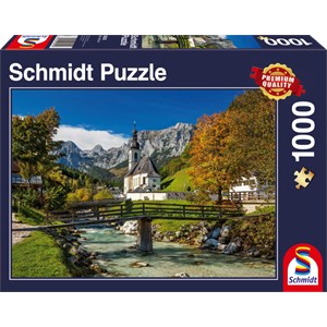 Schmidt Spiele (58225) - "Reiteralpe, Ramsau" - 1000 pièces