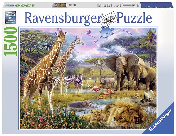 Ravensburger (16333) - "Couleurs d'Afrique" - 1500 pièces