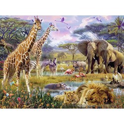 Ravensburger (16333) - "Couleurs d'Afrique" - 1500 pièces