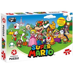 Winning Moves Games (11002) - "Super Mario" - 500 pièces