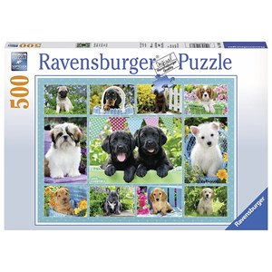 Ravensburger (14708) - "Chiots" - 500 pièces