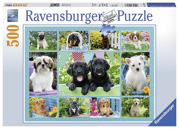 Ravensburger (14708) - "Chiots" - 500 pièces