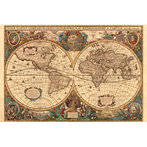 Ravensburger (17411) - "Mappemonde antique" - 5000 pièces