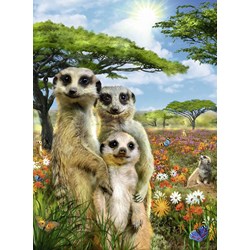 Ravensburger (14744) - "Suricates" - 500 pièces