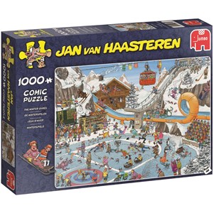 Jumbo (19065) - Jan van Haasteren: "Jeux d'Hiver" - 1000 pièces