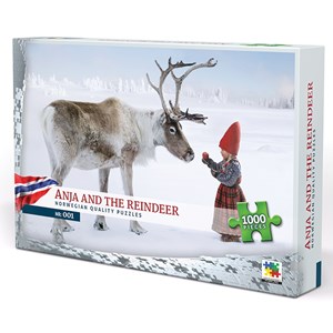 Vennerod forlag (001) - Per Breiehagen: "Anja and the Reindeer" - 1000 pièces