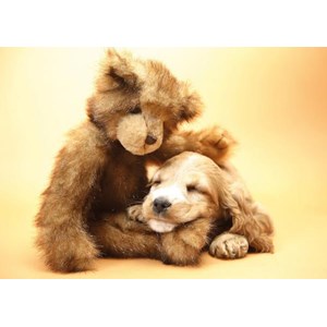 Tactic (40912) - "Puppy and A Teddy" - 1000 pièces