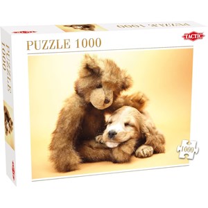Tactic (40912) - "Puppy and A Teddy" - 1000 pièces